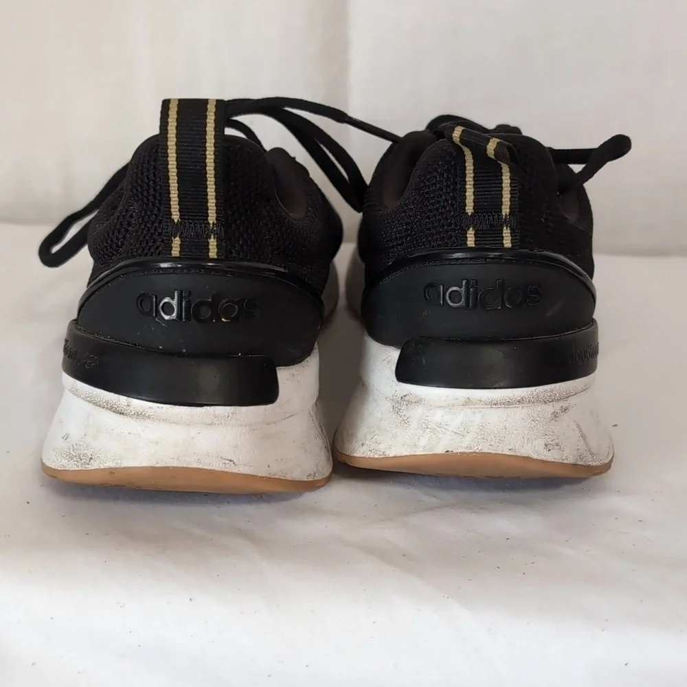 adidas Racer TR21 Black Knit Running Sneaker Size 8.5